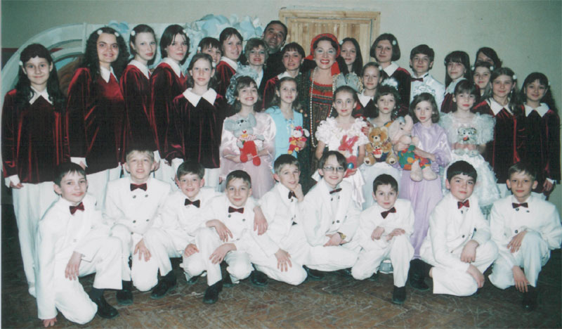 март 2003 г., детский хор 